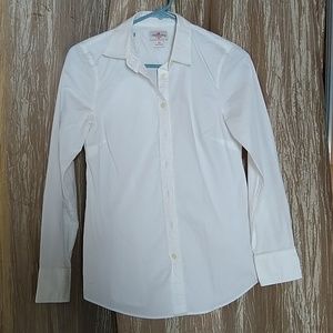 J. Crew fitted white blouse